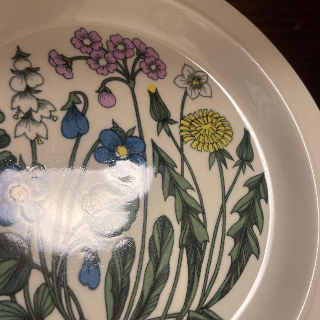 Arabia/ アラビア/ flora フローラ プレート 約26㎝④