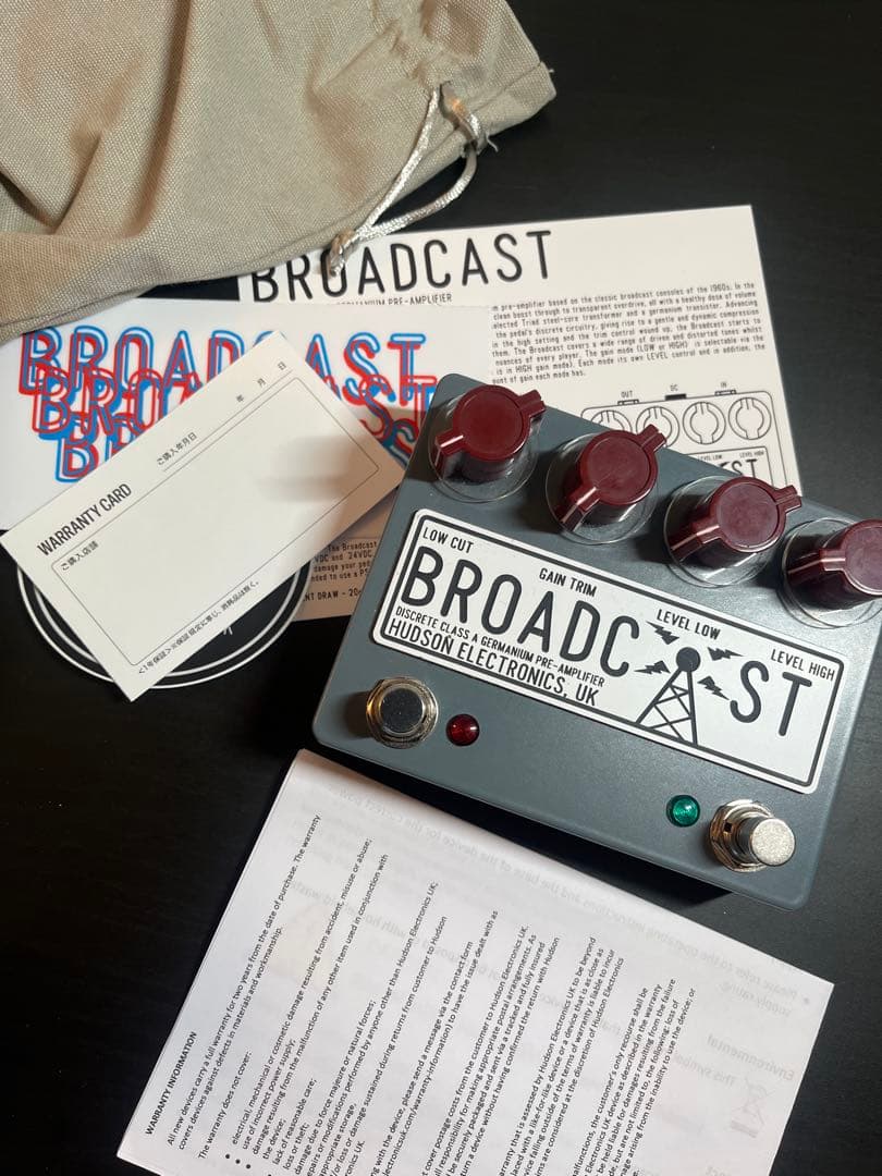 HUDSON electronics BROADCAST ギターエフェクター