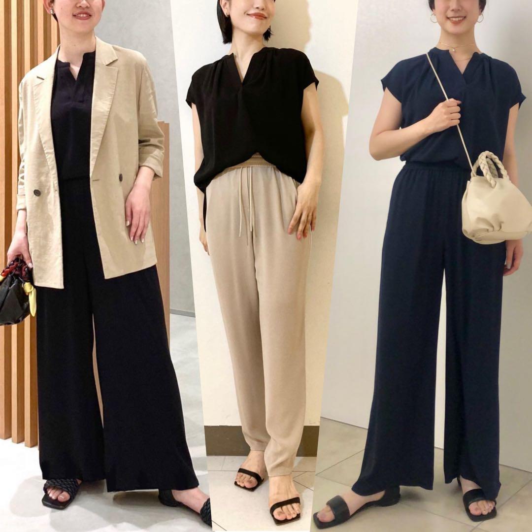 theory luxe FLOW 接触冷感 ウォッシャブル ブラウス