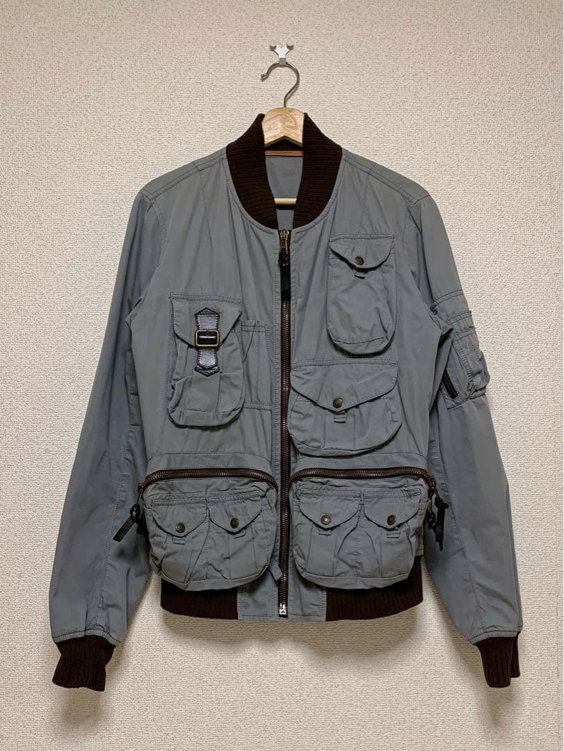 DOLCE&GABBANA 03SS パラシュート ジャケット マルチポケット