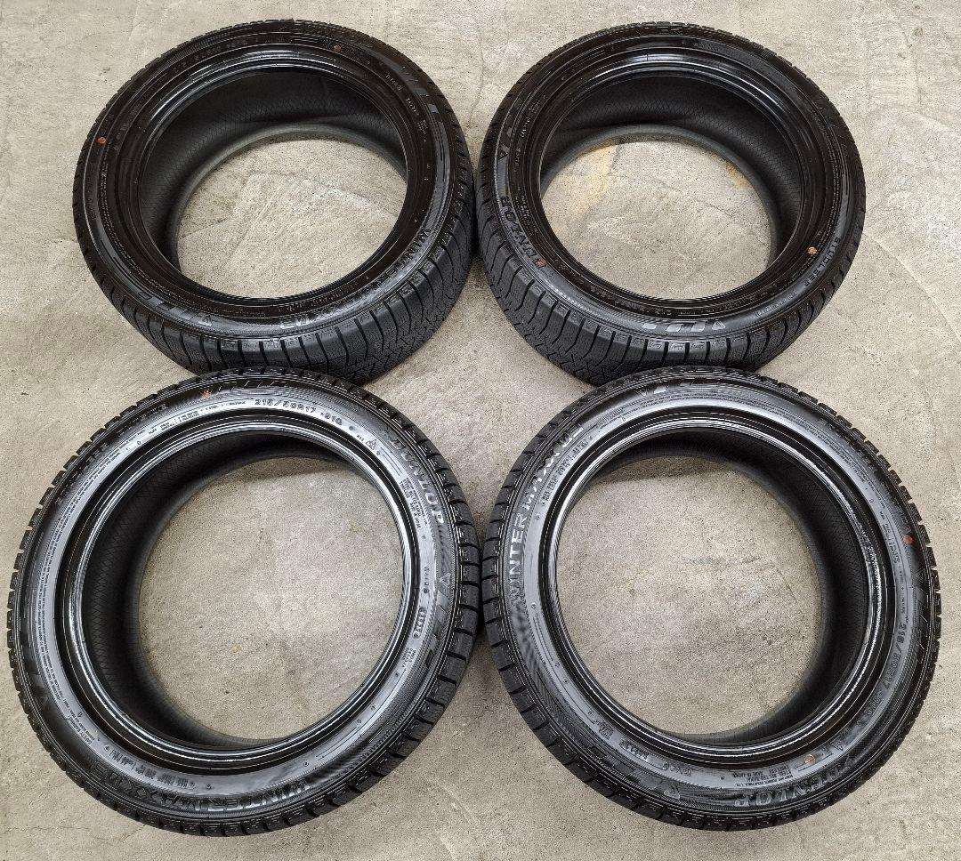 ダンロップ スタッドレス 2022年 215/50R17 タイヤ 4本　送料込み