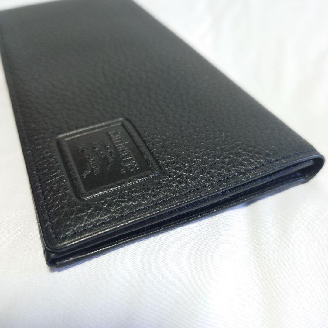 Burberry　ブラックレザー　長財布