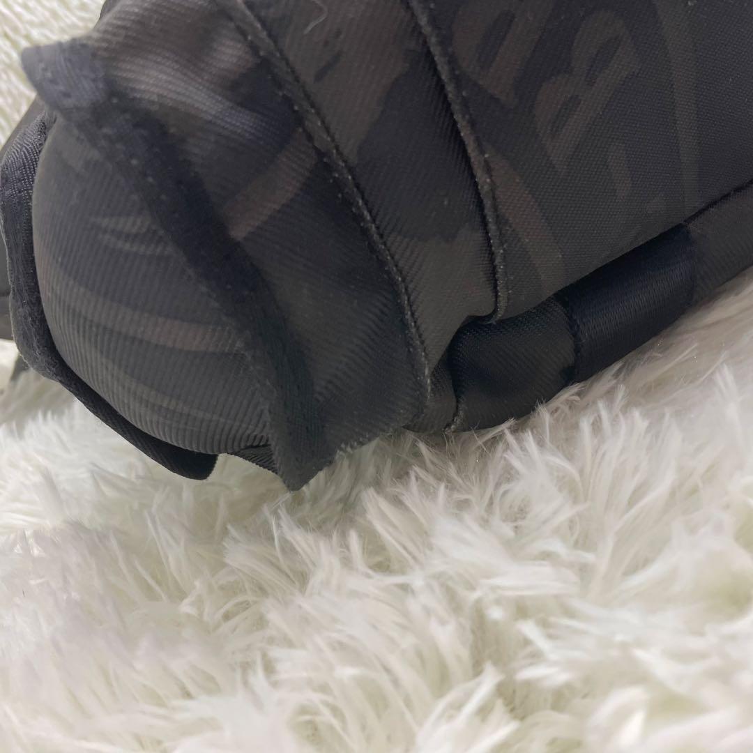 DIESEL ディーゼル トートバッグ A4収納可 ロゴストラップ ナイロン 黒