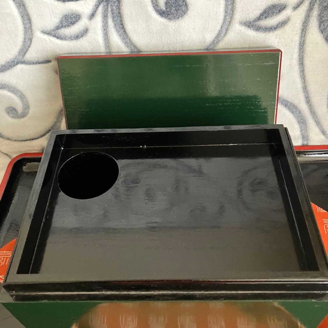 お値下げ 新品未使用 茶道具 青漆爪紅茶箱