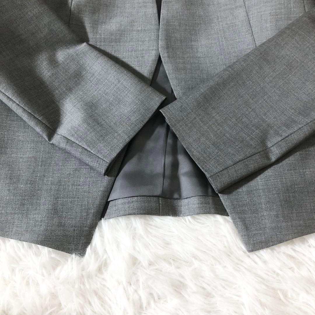 極美品 セオリーリュクス executive パンツスーツ ノーカラージャケット