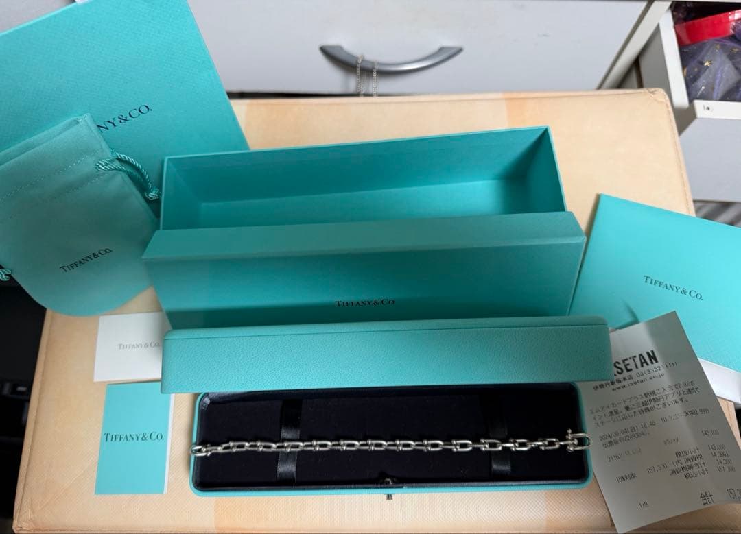 Tiffany & Co.ハードウェアスモールリンクブレスレット　ティファニー