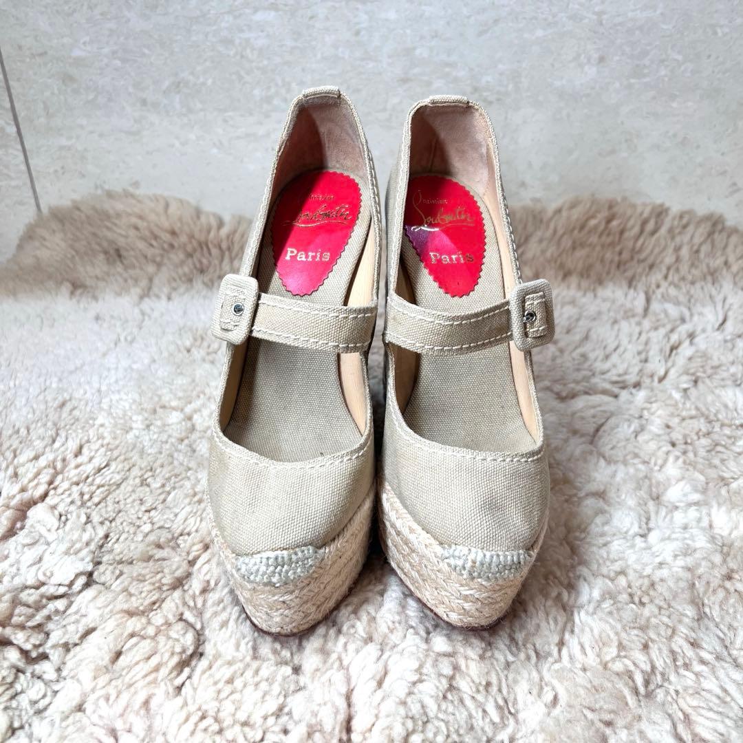 美品✨ クリスチャンルブタン ウエッジソール　36