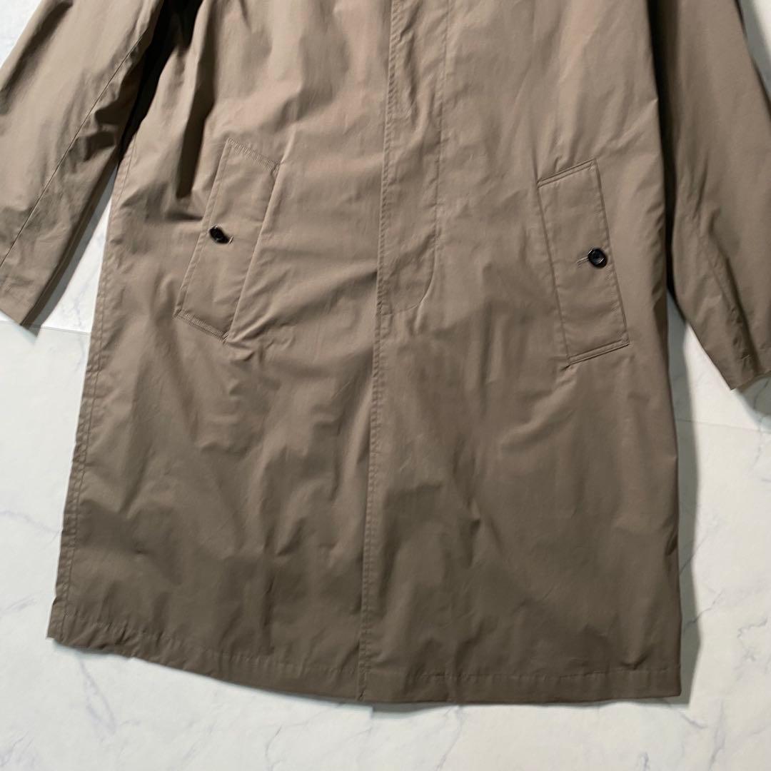 美品】マーガレットハウエル　ステンカラーコート　比翼　ロングコート　大きいサイズ
