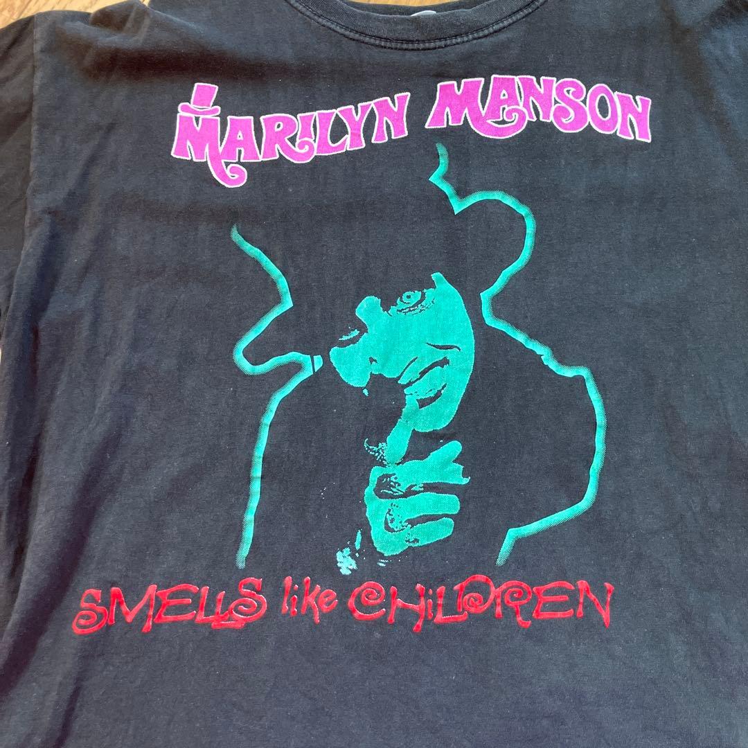 トップス MARILYN MANSON men's t shirt boot