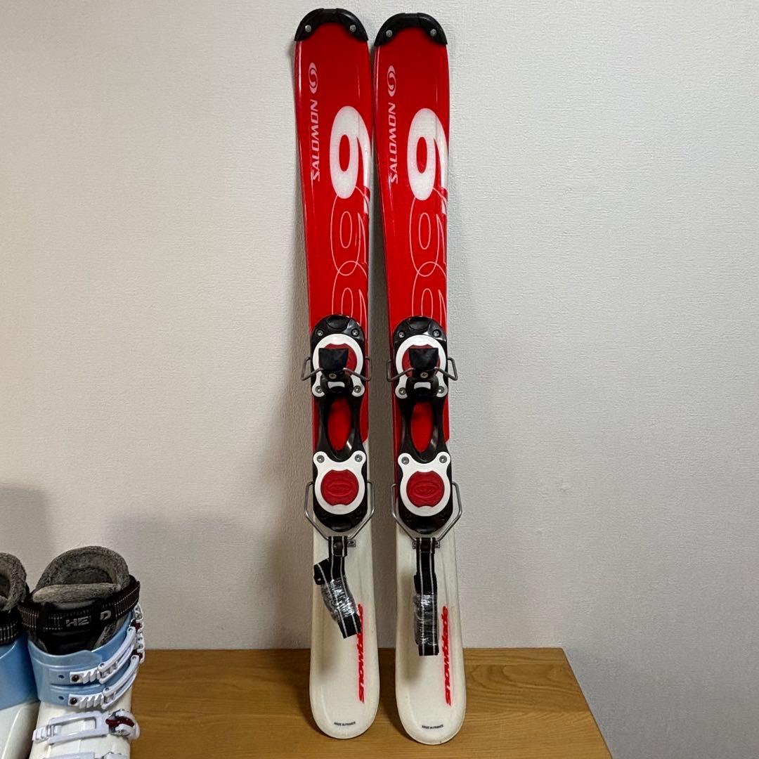 レディース　ショートスキーセット　SALOMON 24cm ブーツ付