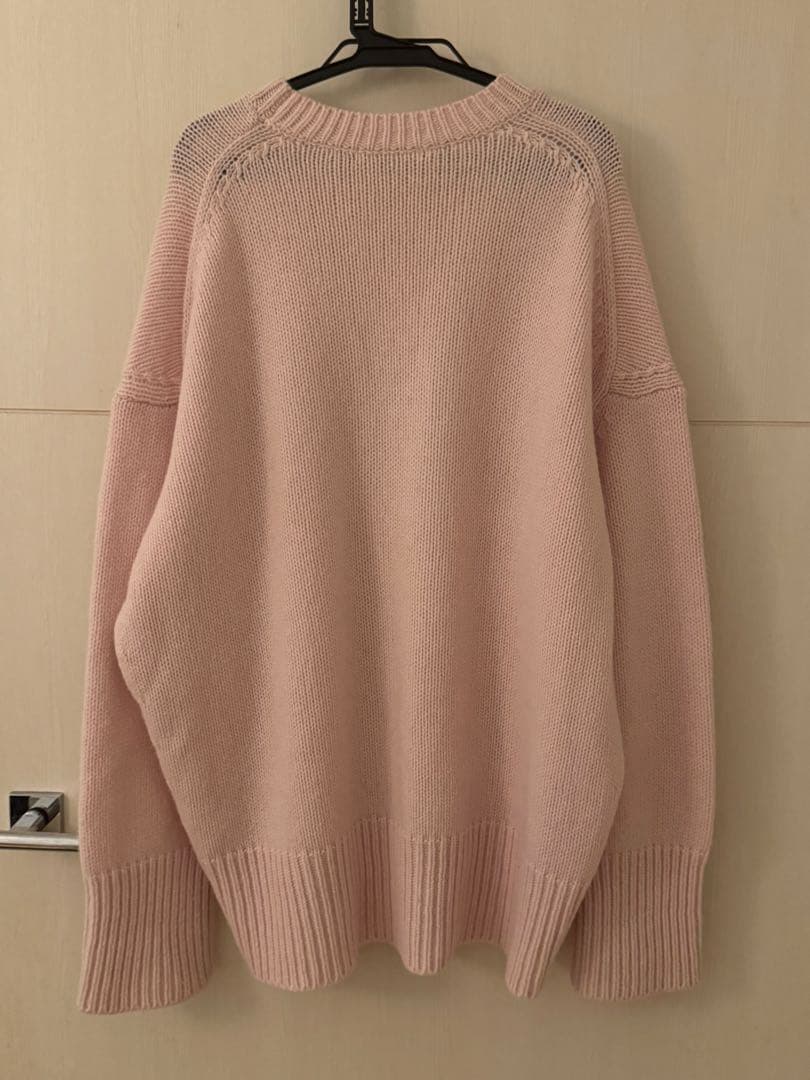 ギャルリーヴィー　ファインウールクルーネックプルオーバー　ピンク