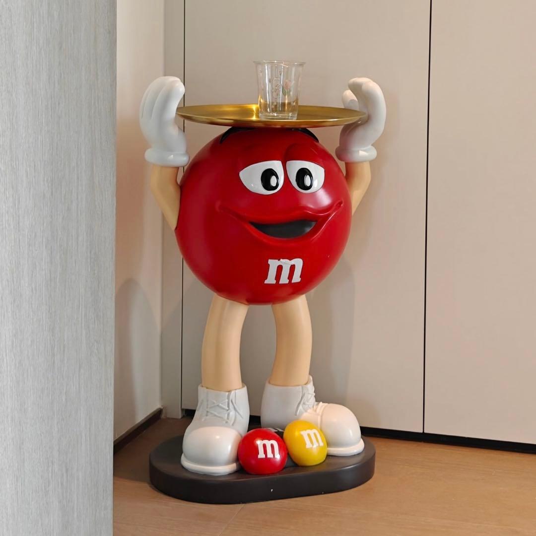 新品 m&m's レッド　フィギュア　置き物