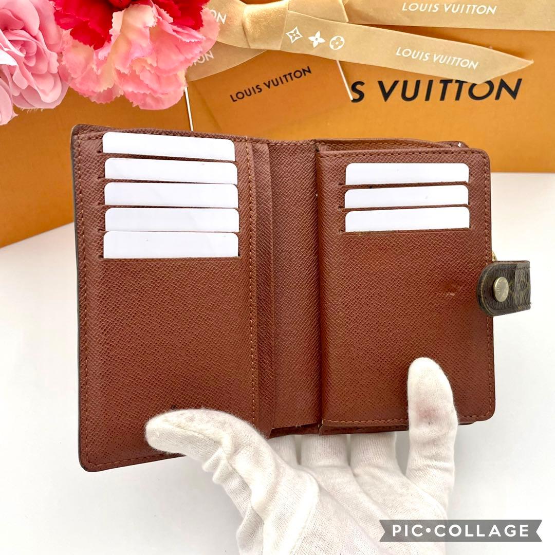 ルイヴィトン　がま口　ポルトフォイユ ヴィエノワ モノグラム　二つ折り財布　新型