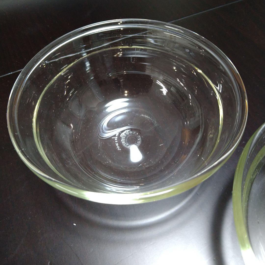 船木倭帆(shizu)吹きガラス　器　2個