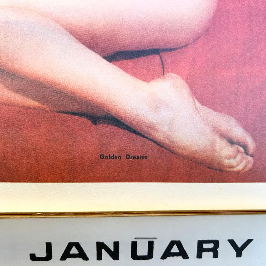 カレンダー・スケジュール 50s Marilyn Monroe dead stock calendar