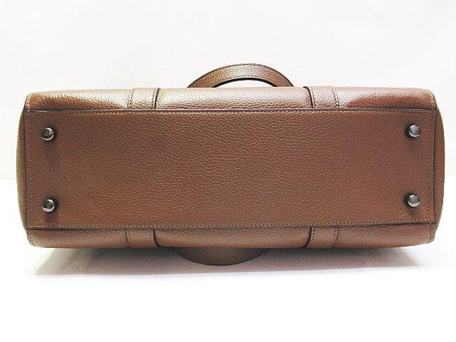 ● COACH レザー 2way トートバッグ ブラウン CR390 メンズ