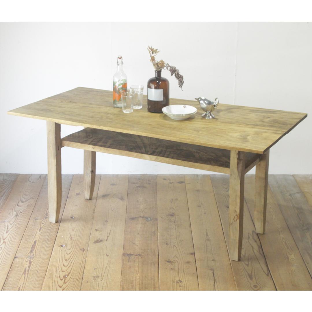 ヴィンテージ ダイニングテーブル 作業台 長机 無垢材 展示台 飾り台