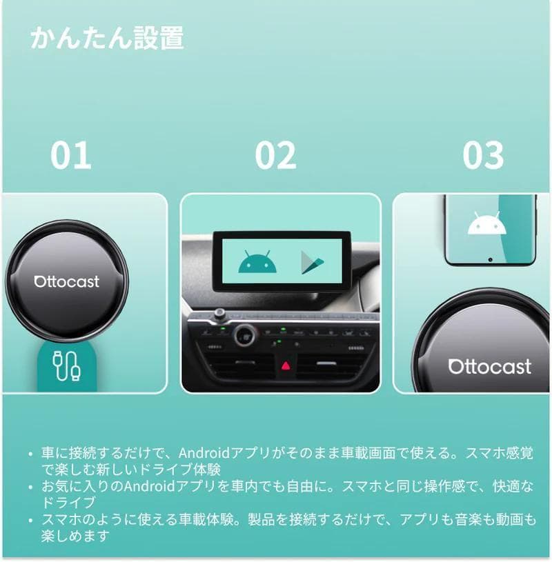 OTTOAIBOX P3 Pro　Ottocast リモコン付