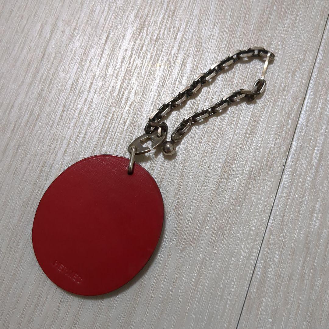エルメス　レザーチャームキーチェーン　てんとう虫　レア品❣️