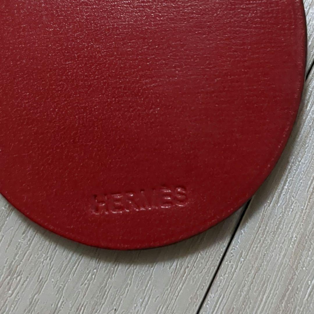 エルメス　レザーチャームキーチェーン　てんとう虫　レア品❣️