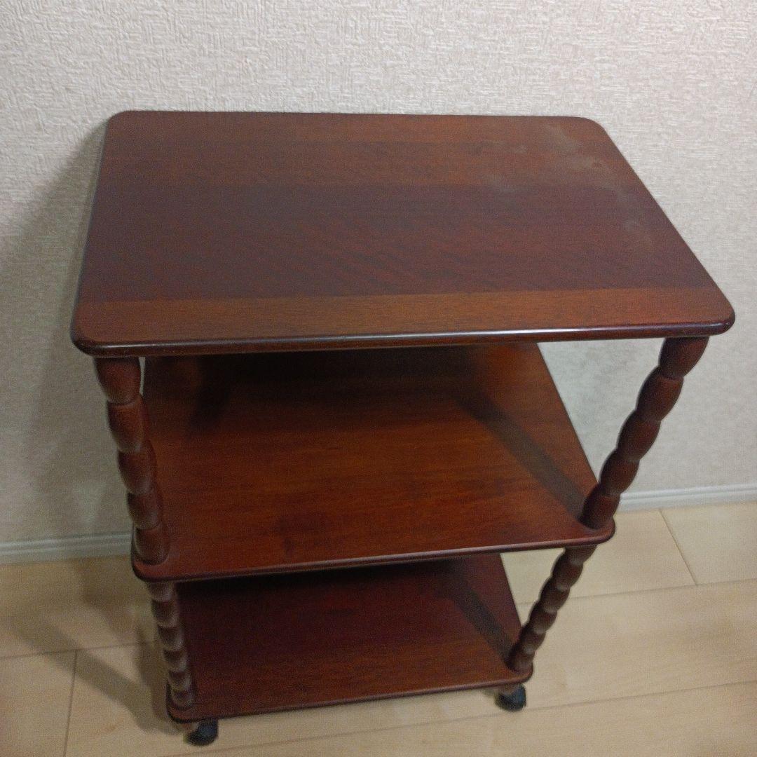 ナジコ 3段棚 ラック 昭和レトロ 古道具　アンティーク 当時物