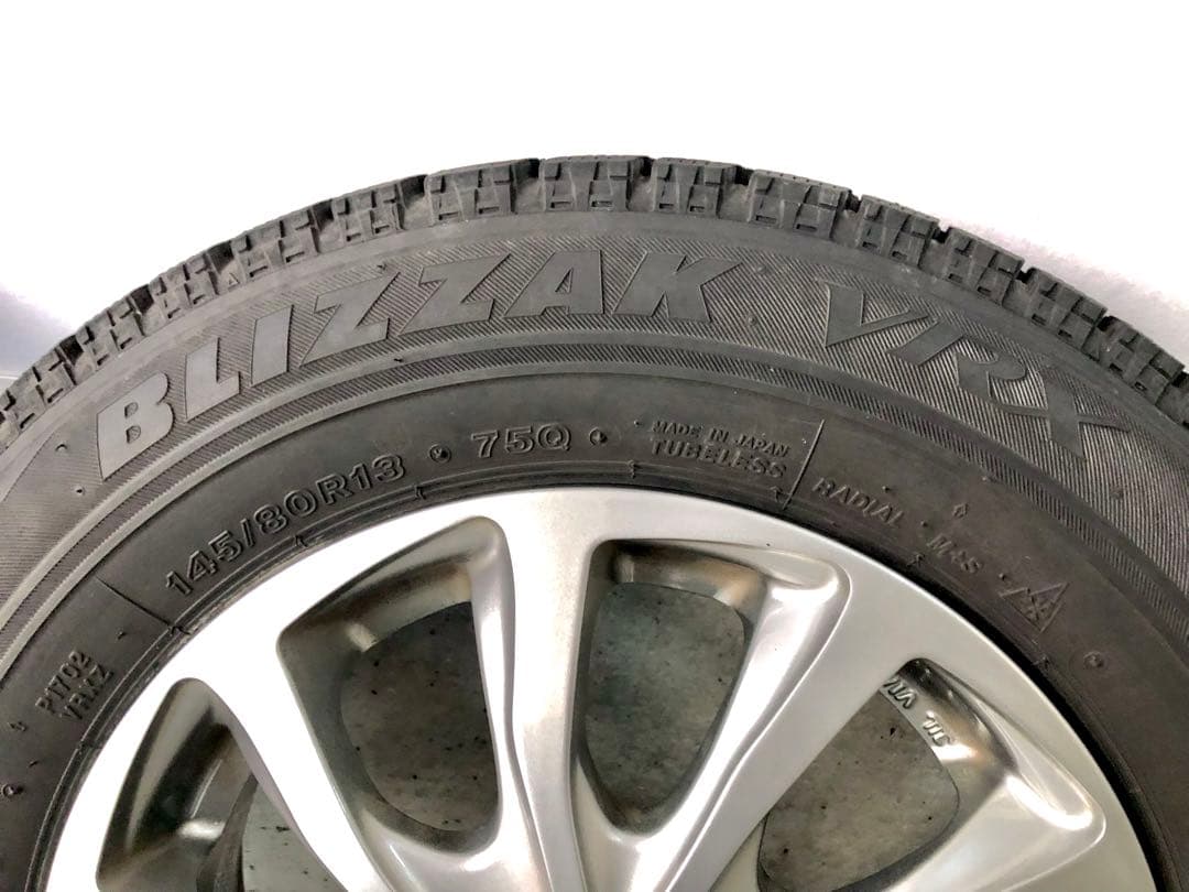 ブリヂストン BLIZZAK VRX 145/80R13 スタッドレス4本セット