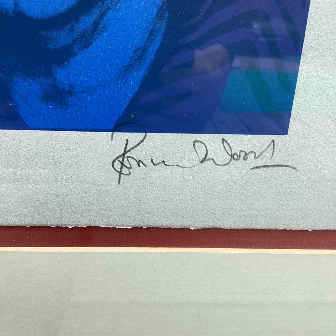 Ronnie Wood エルビス ポップアート 額縁付き　　（I 74