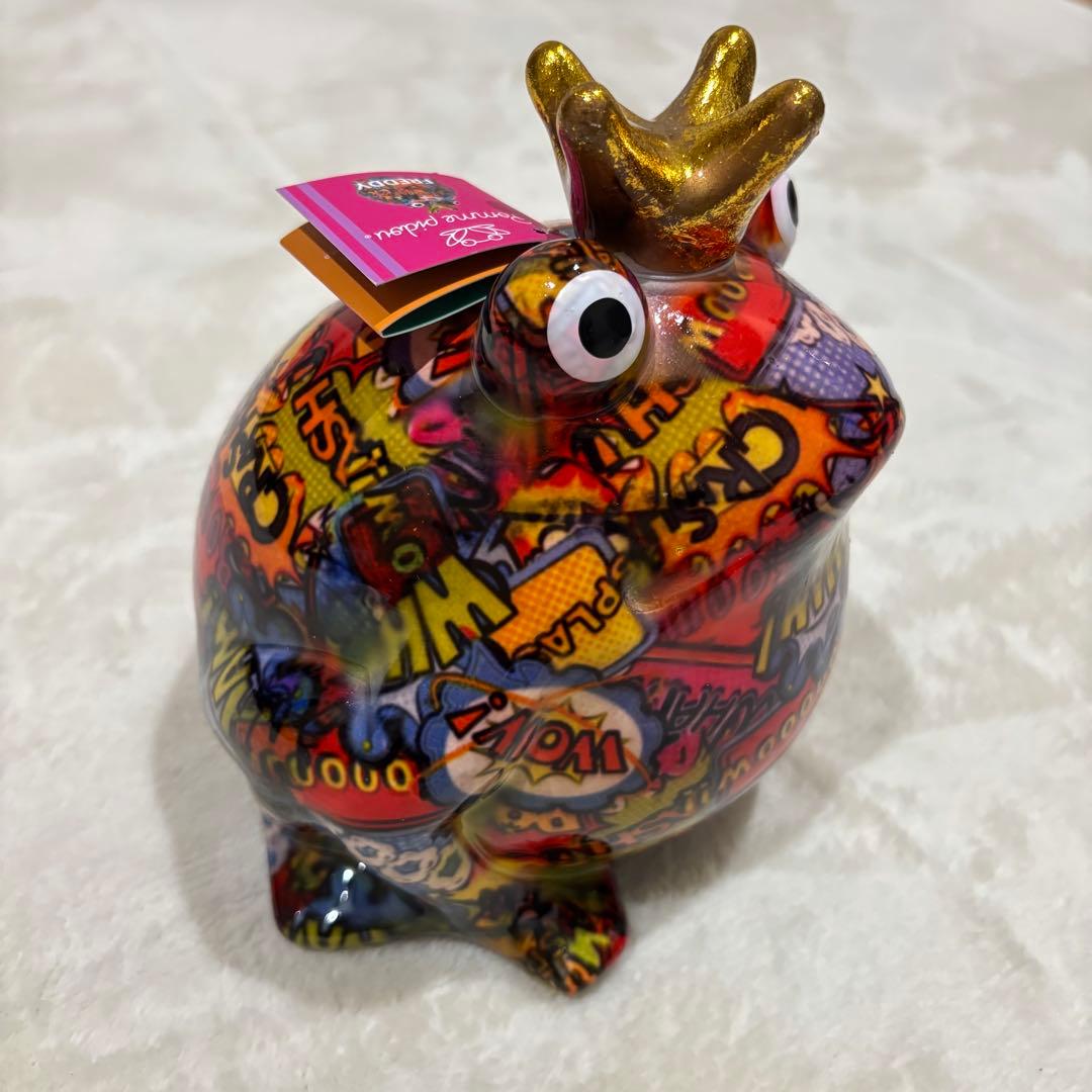 Pomme pidou ポンピドゥ カエル 置物 カラー違い2つセット