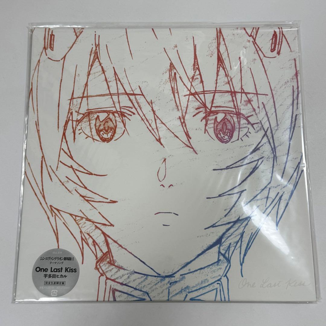 新品/宇多田ヒカル LP レコード One Last Kiss 綾波レイ