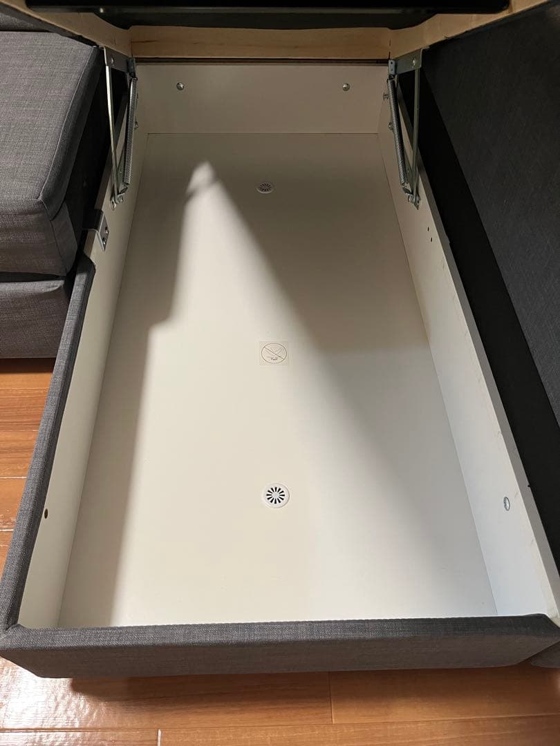 【直接引取】IKEA FRIHETEN コーナーソファベッド ダークグレー