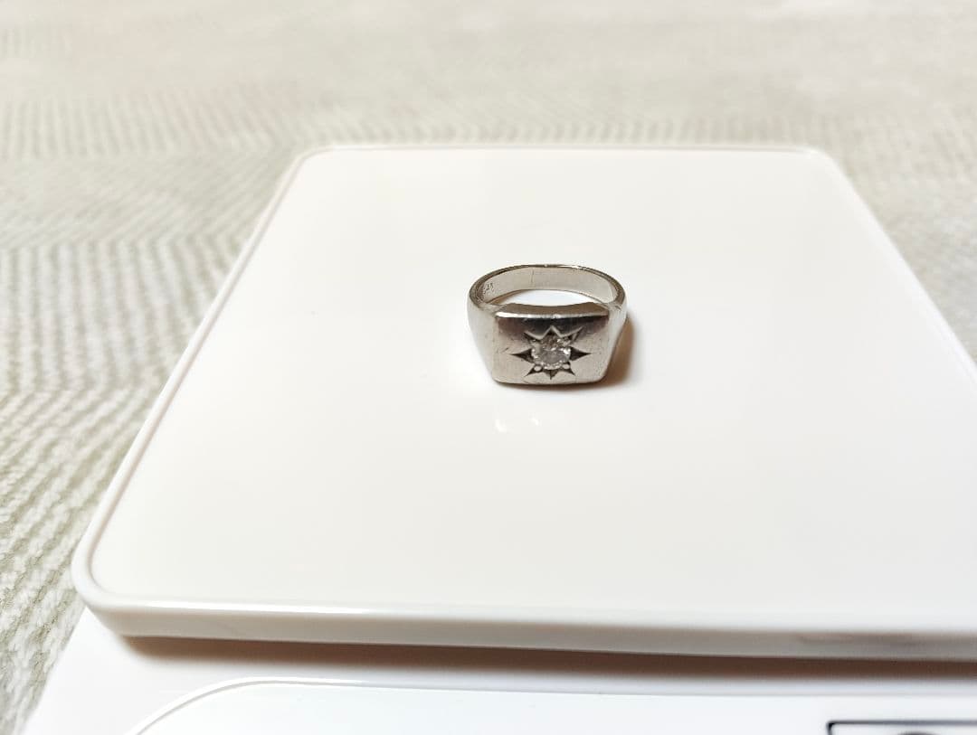 プラチナ850 ダイヤ リング 約21グラム 格安