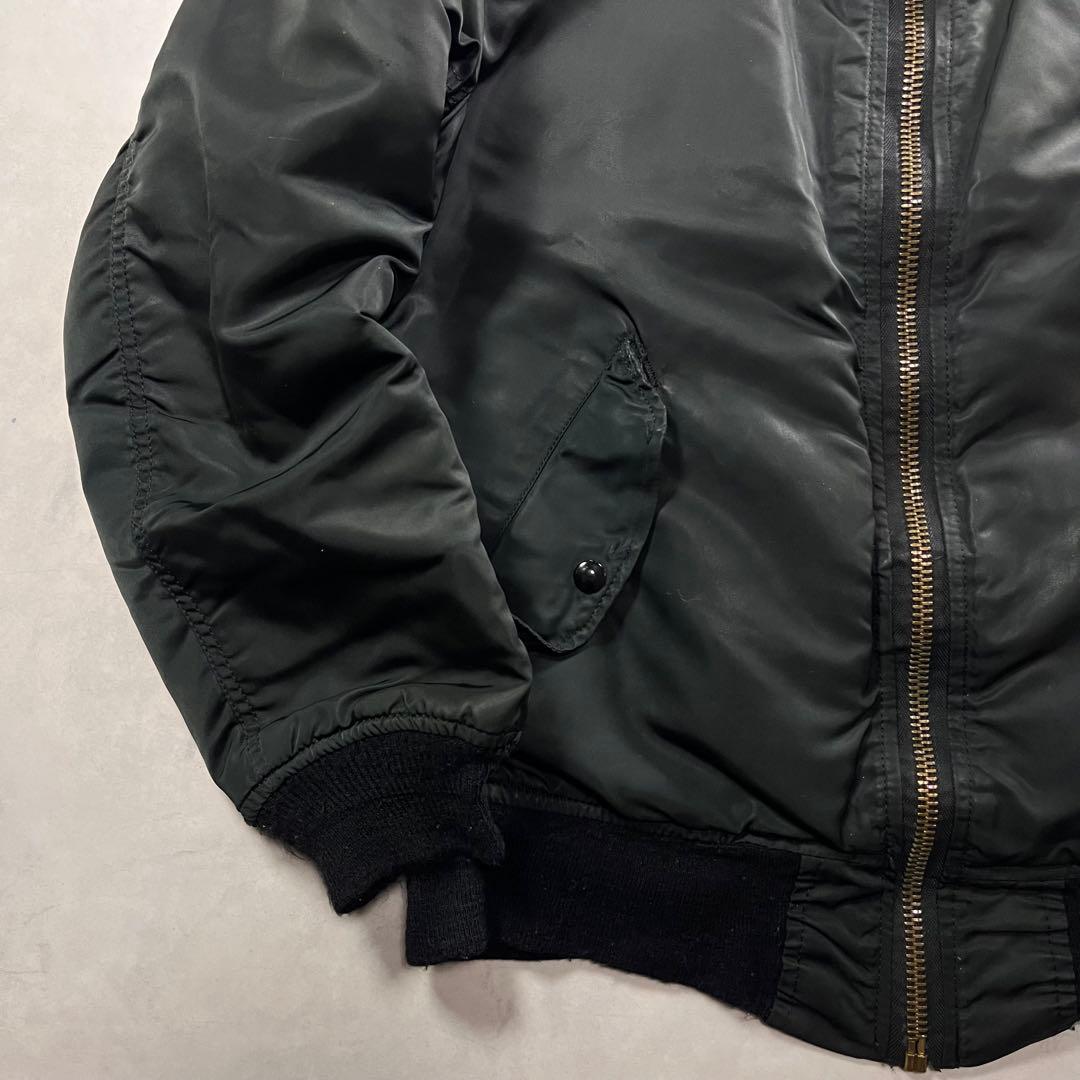 ◎80s アルファインダストリーズ MA-1 usa 旧黒タグ S 90s