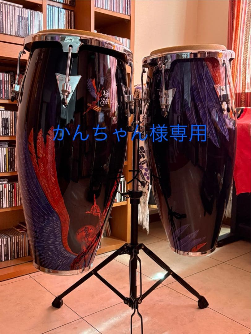コンガ11インチ　LP Aspire サンタナモデル　スタンド付き