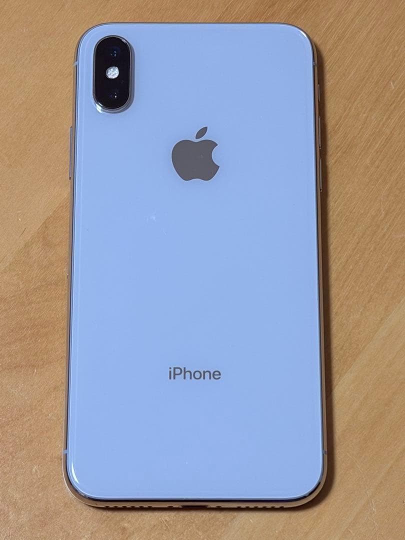 iPhone X シルバー 256GB バッテリー100% SIMフリー