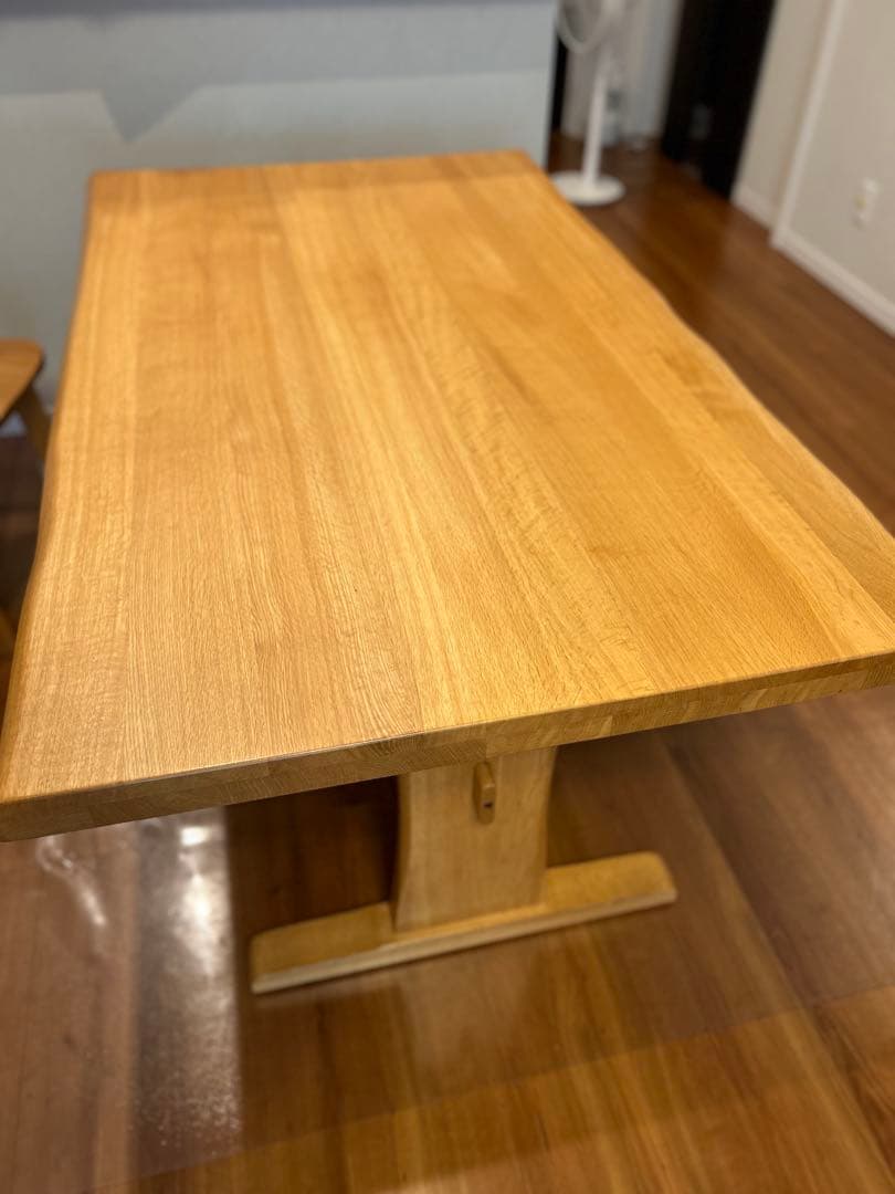 【alicia】イバタインテリア_木製ダイニングテーブル ナチュラルウッド