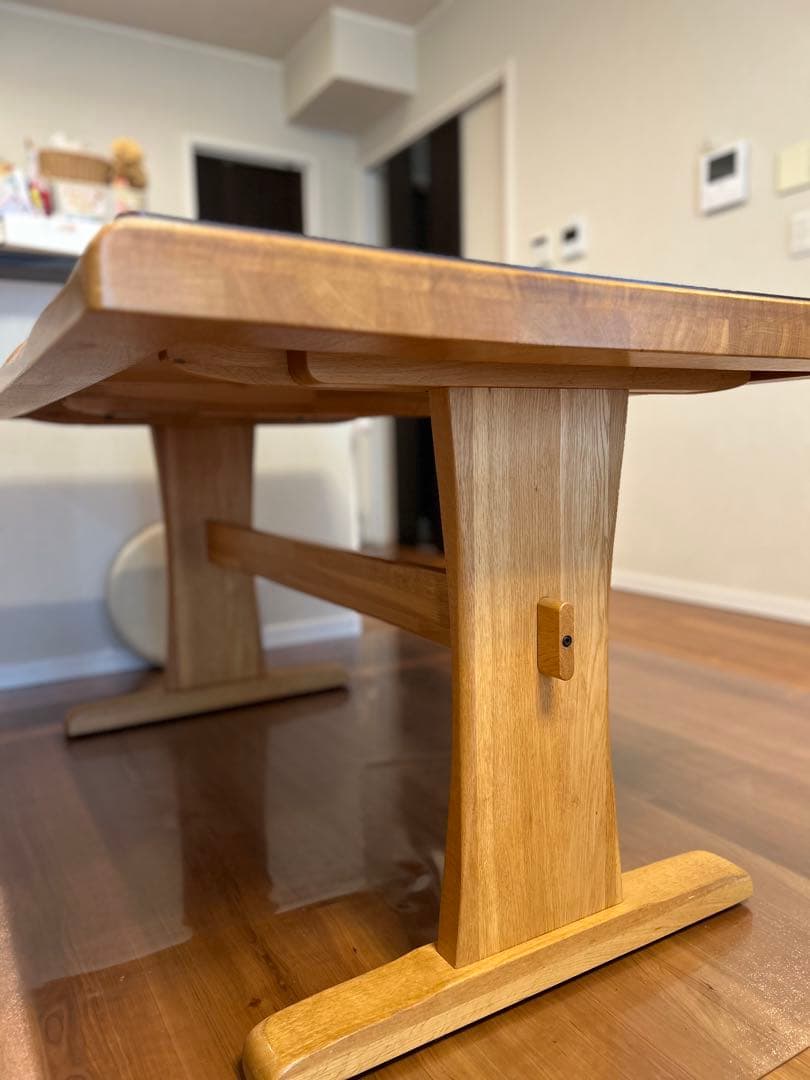 【alicia】イバタインテリア_木製ダイニングテーブル ナチュラルウッド