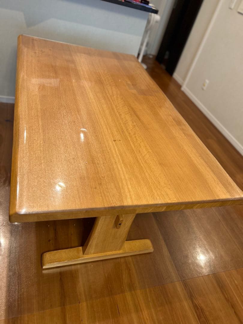 【alicia】イバタインテリア_木製ダイニングテーブル ナチュラルウッド