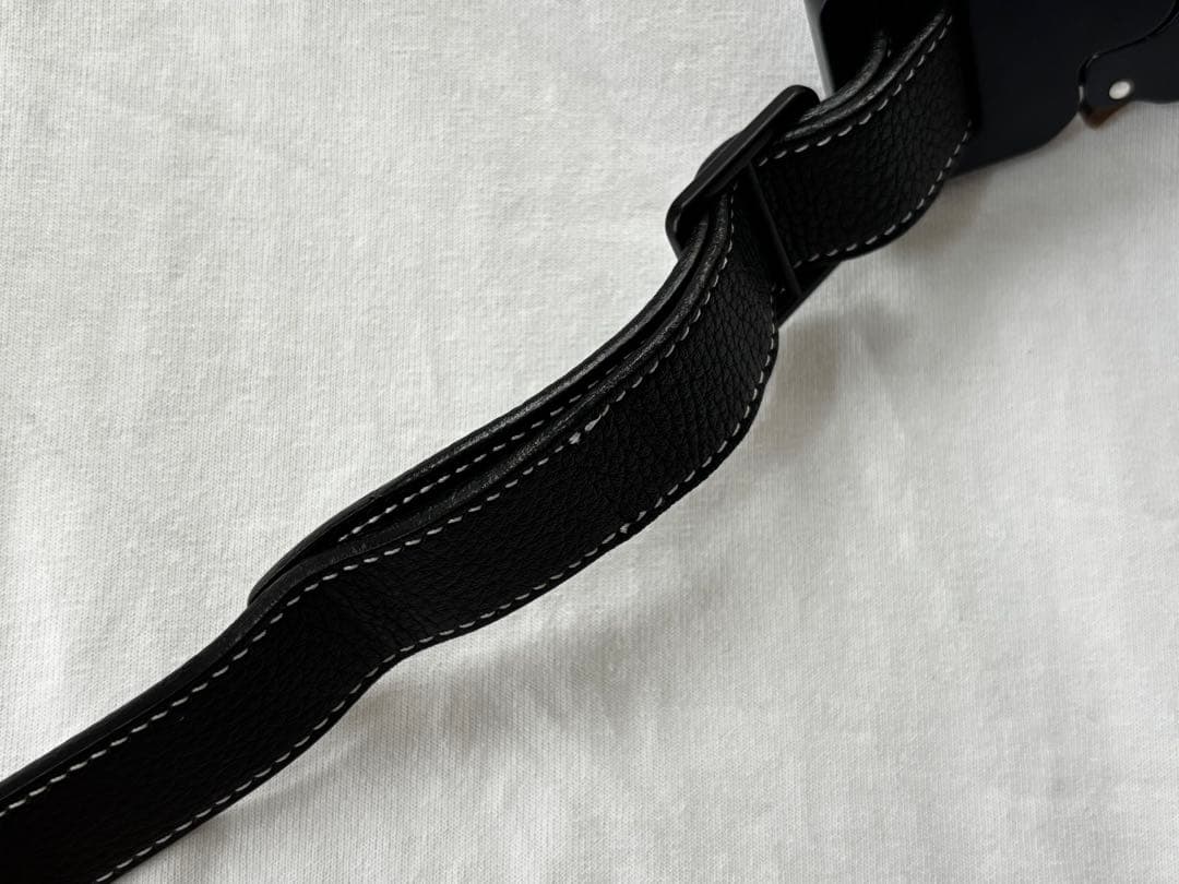 DIOR×ALYX レザーベルト 85 ローラーコースターバックル