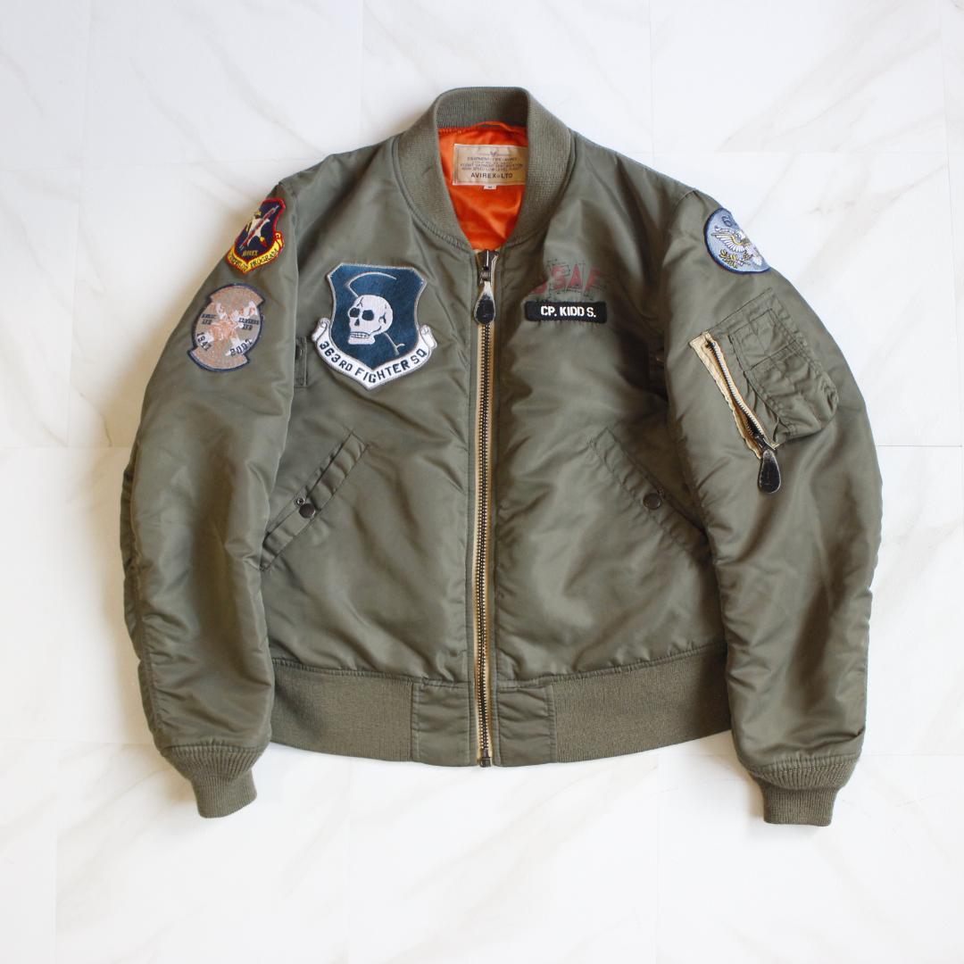 AVIREX M アメリカ空軍独立60周年モデル MA-1 ワッペン フルデコ