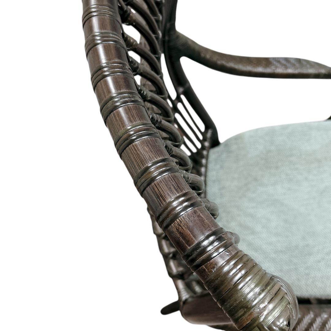 ★週末セール★カザマ アコルデアーム チェア 籐家具 ラタン