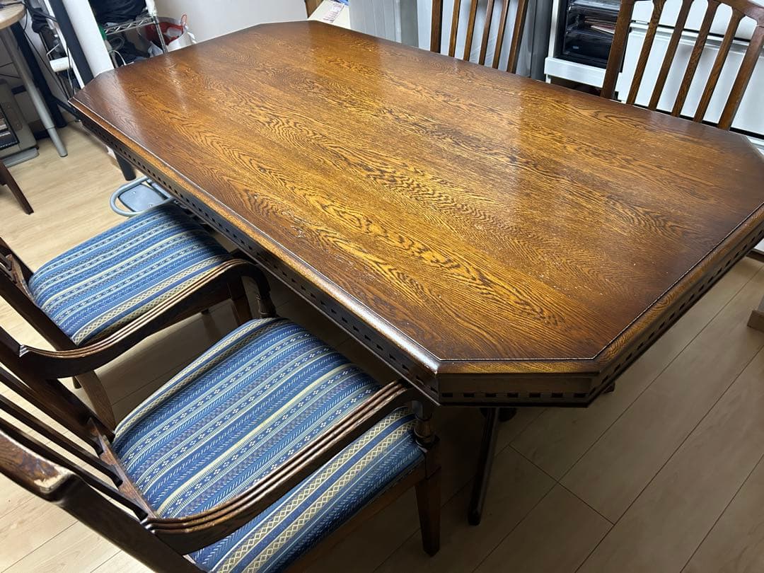 直接/近藤工芸 Solid Furniture オーク在　ダイニングセット