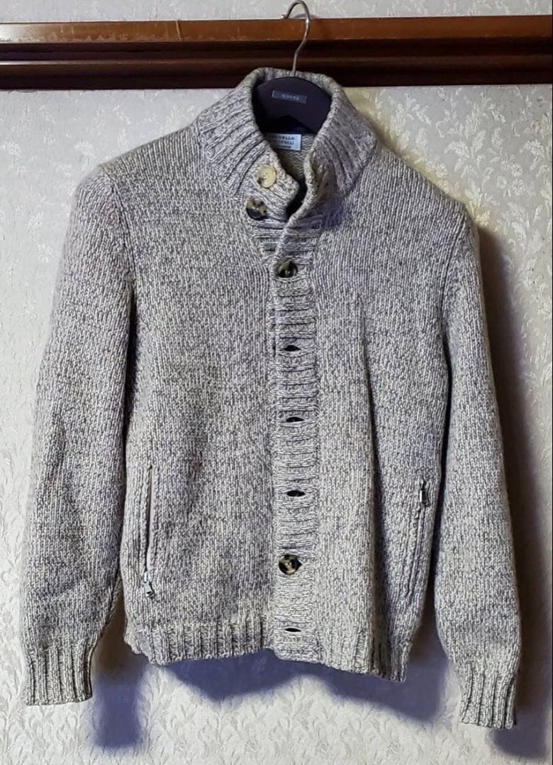 BRUNELLO CUCINELLI カシミヤ カーディガン ニット グレー