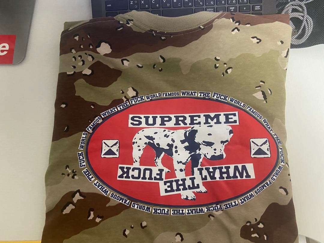 ウェア Supreme Dalmatian Tee Camo/ Size L