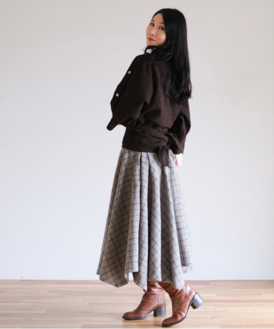 うさとの服  usaato 黒檀染め マルチウェイトップス 新品同様