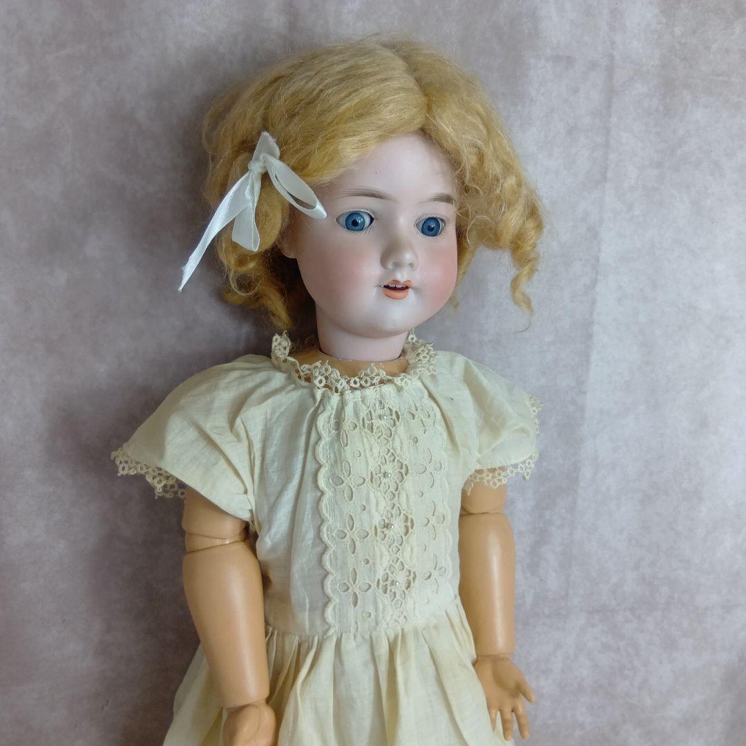 ♥夏の大特価Sale♥色白なお顔のアンティークビスクドール♥アーモンドマルセル