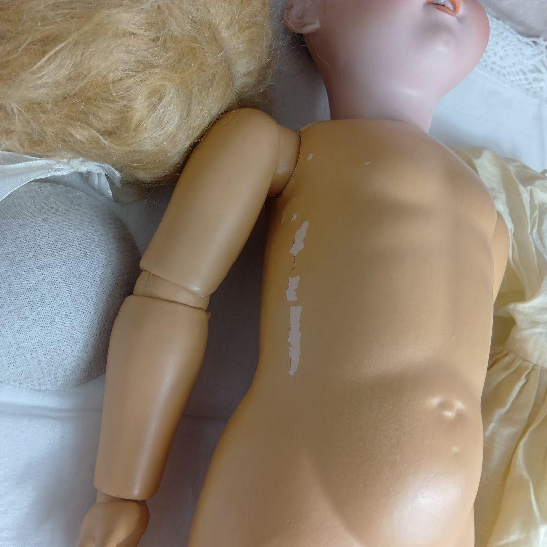 ♥夏の大特価Sale♥色白なお顔のアンティークビスクドール♥アーモンドマルセル