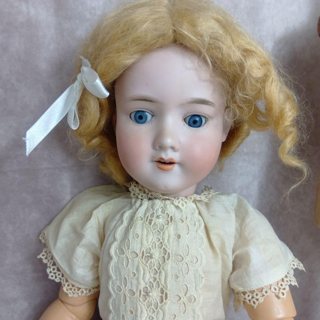 ♥夏の大特価Sale♥色白なお顔のアンティークビスクドール♥アーモンドマルセル