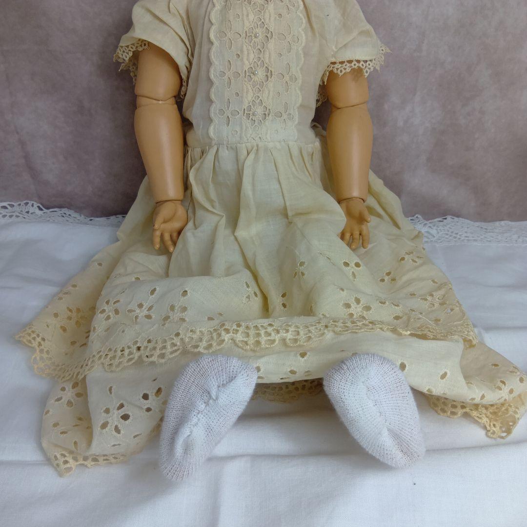 ♥夏の大特価Sale♥色白なお顔のアンティークビスクドール♥アーモンドマルセル