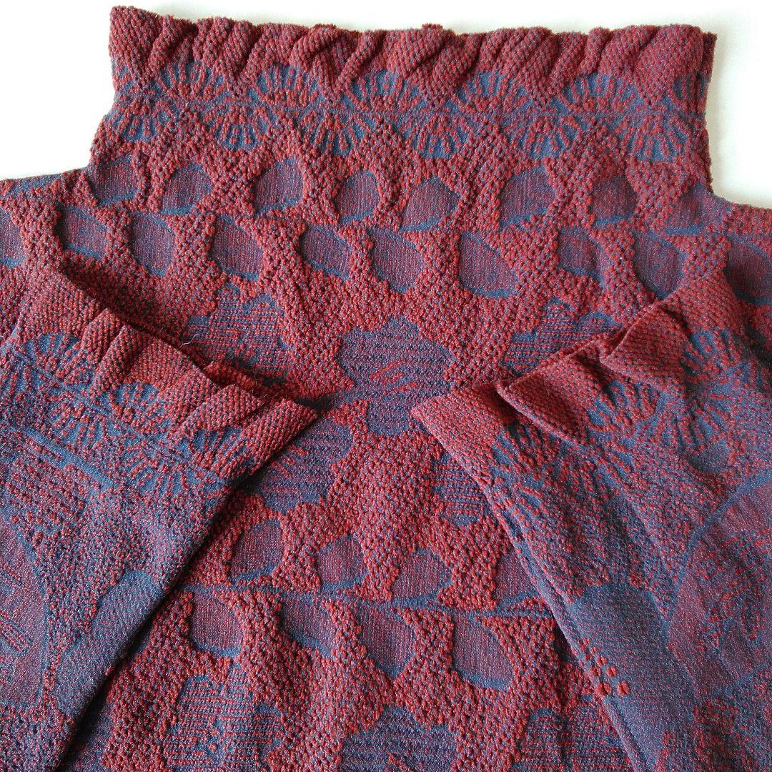 エムアンドキョウコ　ラッセルレース　リバーシブル長袖プルオーバー