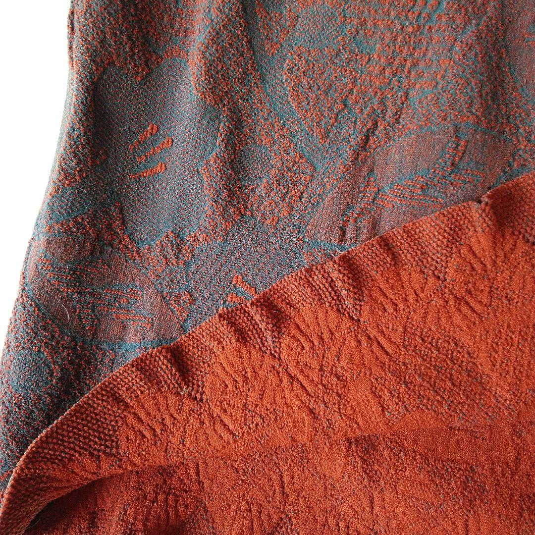 エムアンドキョウコ　ラッセルレース　リバーシブル長袖プルオーバー